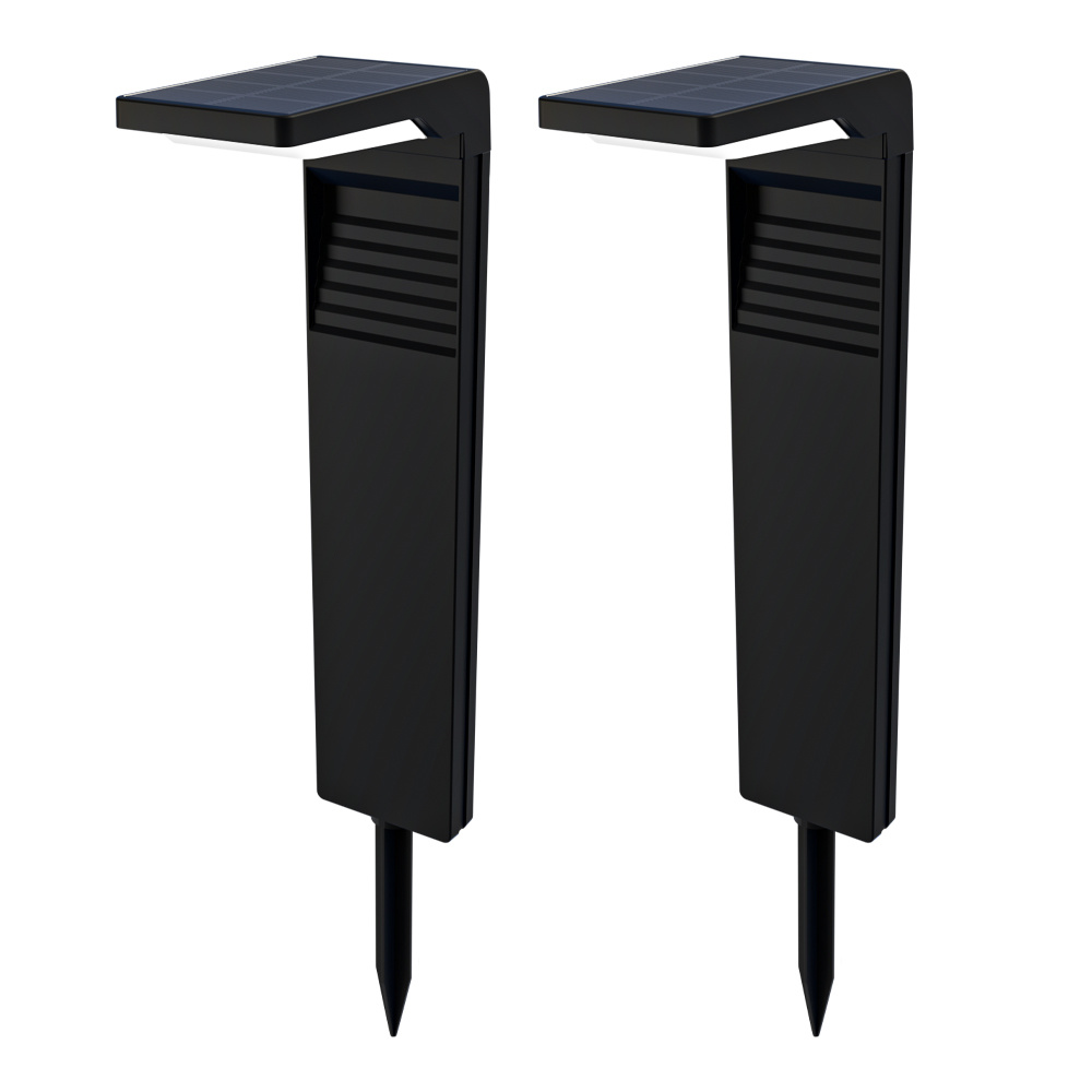 2er Set Maine Solar Wegeleuchte - 3000K - 2 Lichtmodi - 200lm - 6-12 Stunden