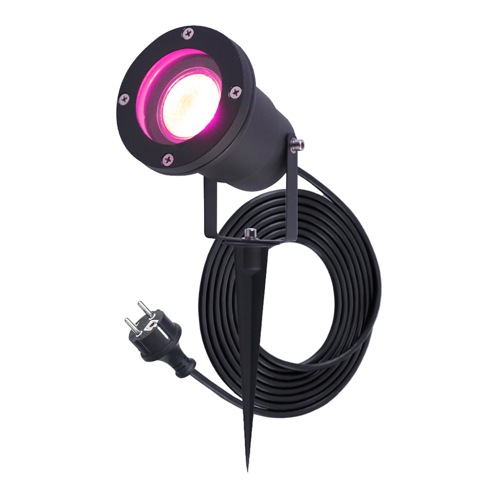 Sydney Smart Prikspot - Wifi + Ble - 5,5W 345lm - IP65 - RGBWW - 1,5m Netsnoer