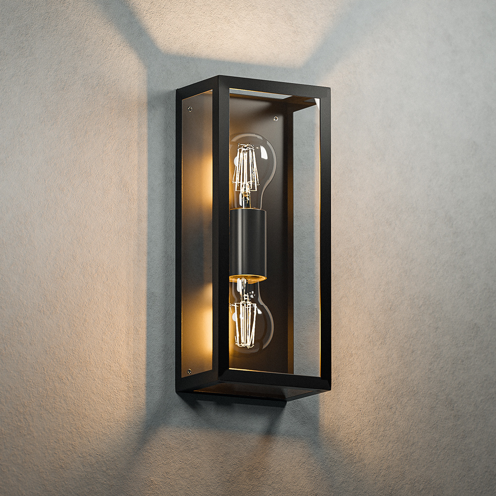 Alma Smart Wandlamp - Wifi + Ble - 1800 - 6500K - IP44 - 14W 1612lm - Zwart