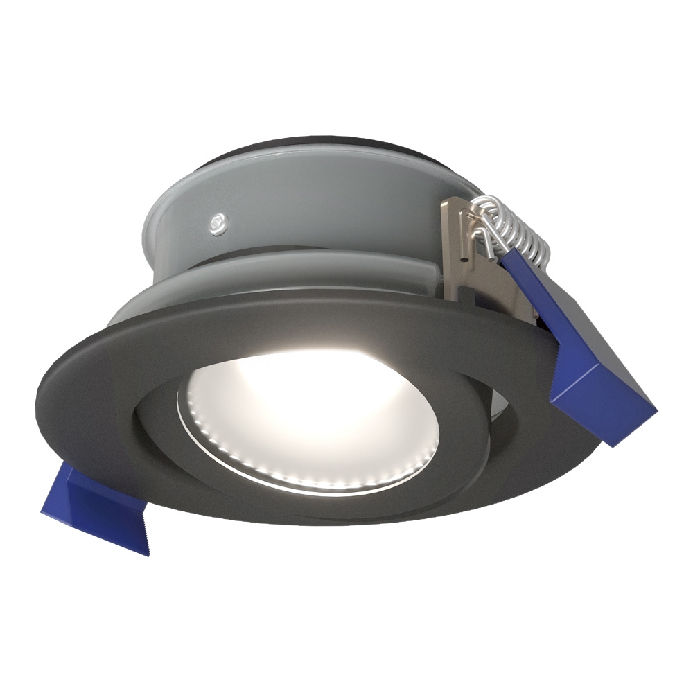 Lima LED Inbouwspot - 4W 345lm - 6500K - IP65 - Kantelbaar - Dimbaar - Zwart - GU10