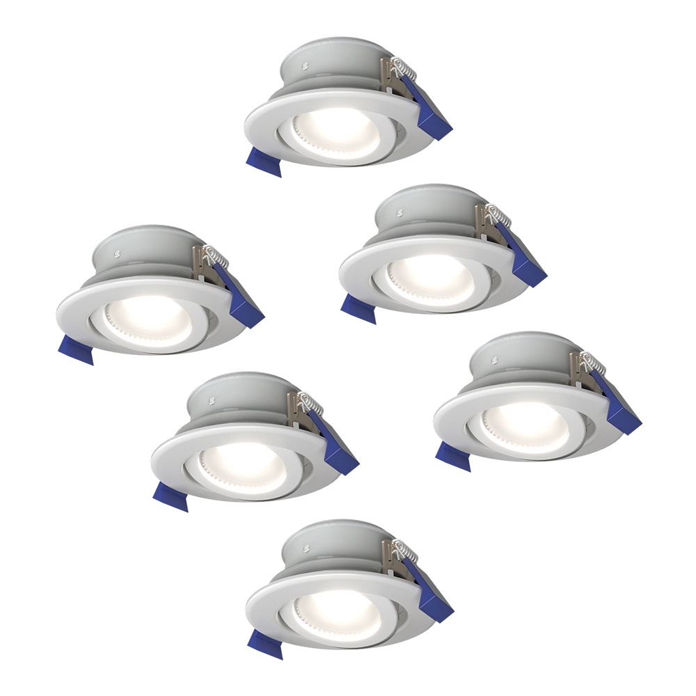 6x Lima LED Inbouwspots - 4W 345lm - 6500K - IP65 - Kantelbaar - Dimbaar - GU10