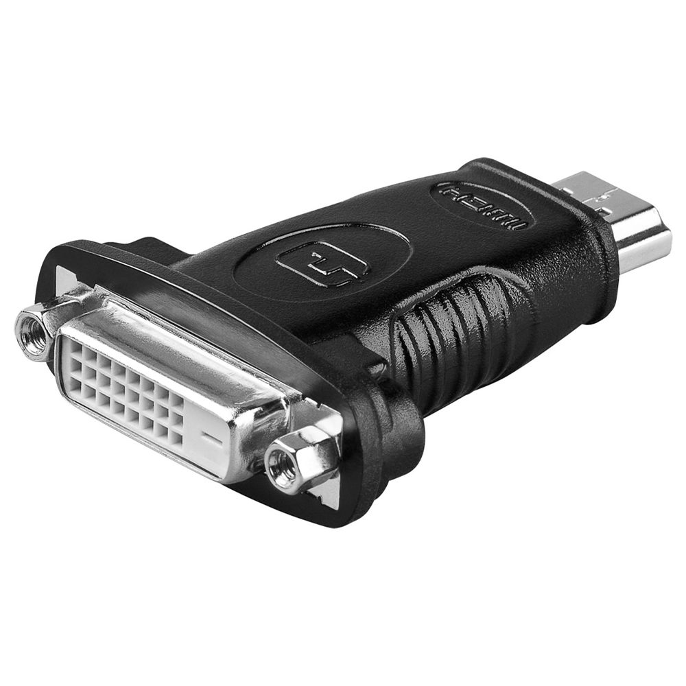 HDMI zu DVI-D - HDMI-DVI-Adapter - HDMI zu DVI-D - 24 + 1 Pin - Schwarz