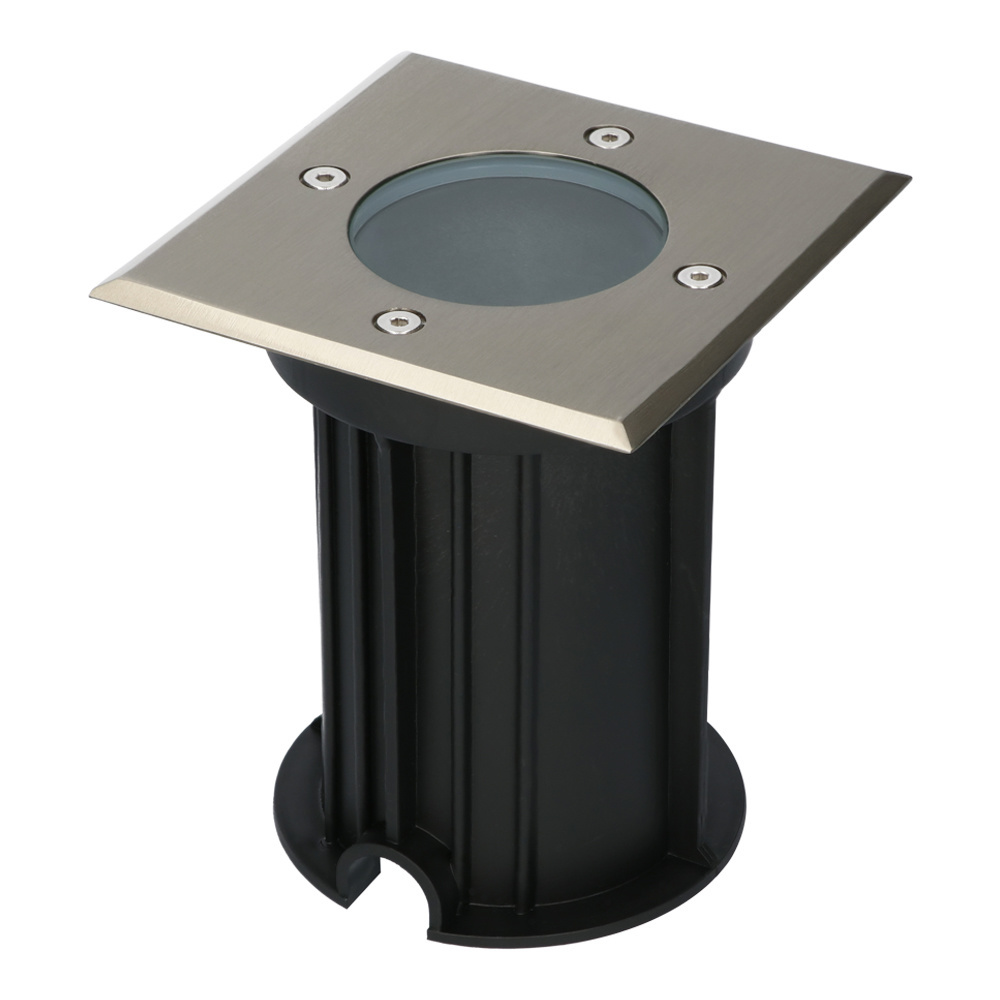 LED Grondspot - Vierkant - GU10 - RVS - IP65